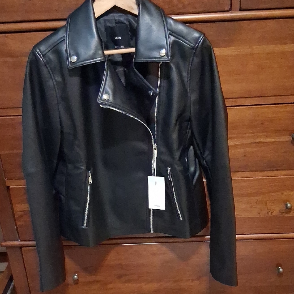 Ming Black Leather Jacket